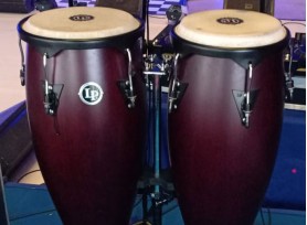Latin Percussion Congas 2 Pieces With Stand