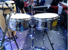 Latin Percussion Timbales with Cowbell And Stand